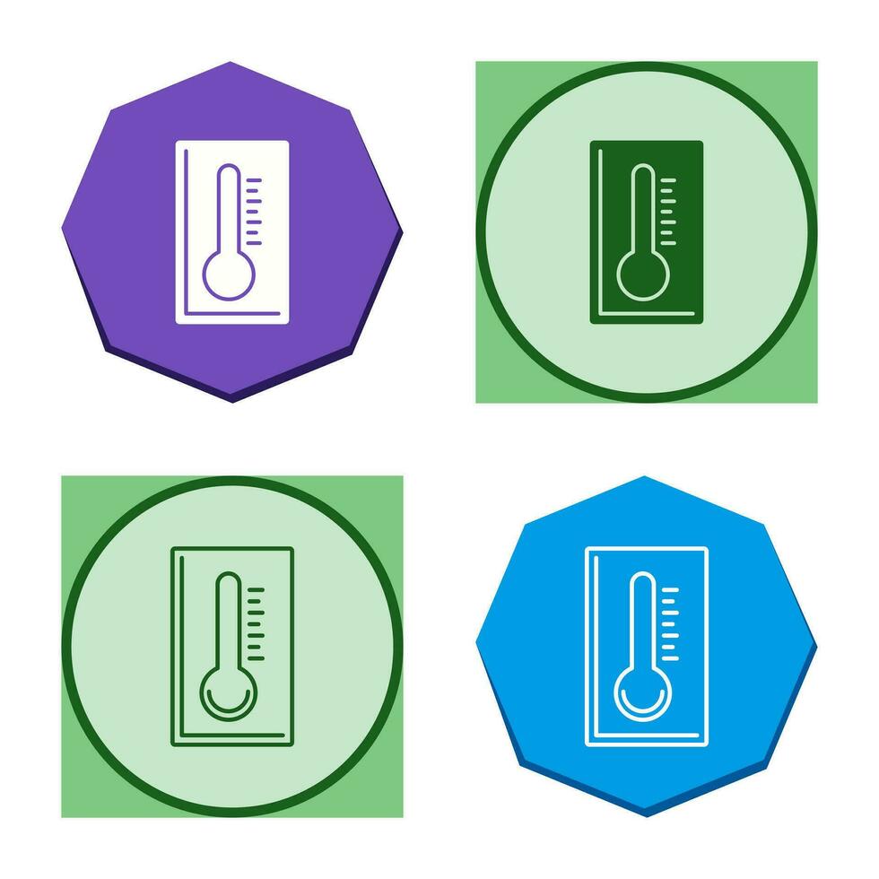 ícone de vetor de termômetro