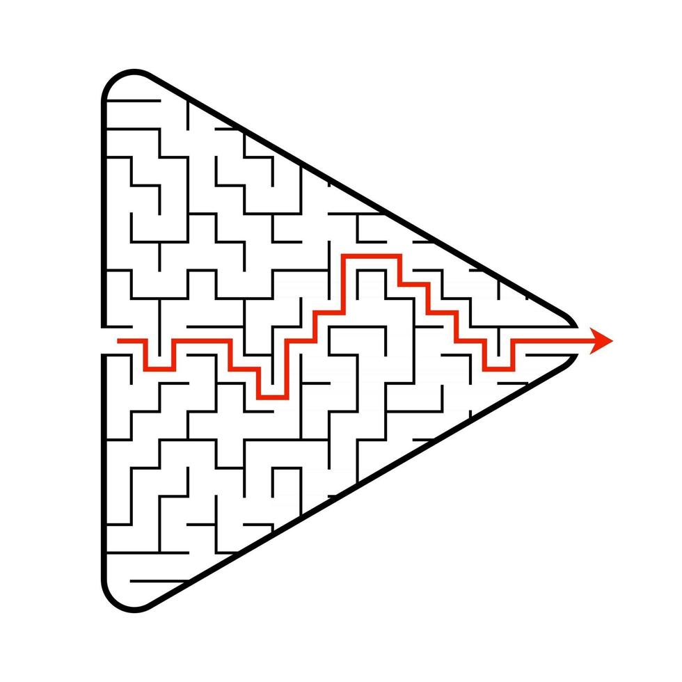 labirinto para crianças. quebra-cabeça para crianças. enigma do labirinto. vetor