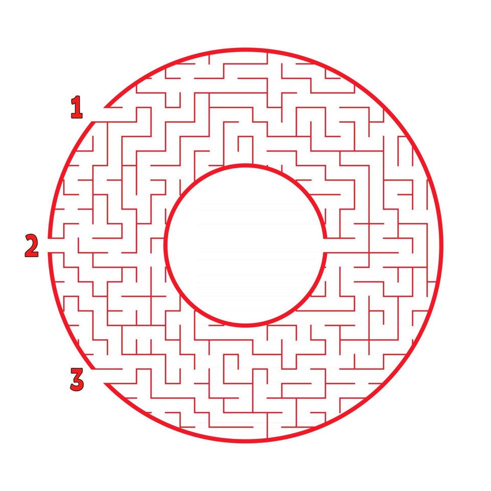 labirinto para crianças. quebra-cabeça para crianças. enigma do labirinto. vetor