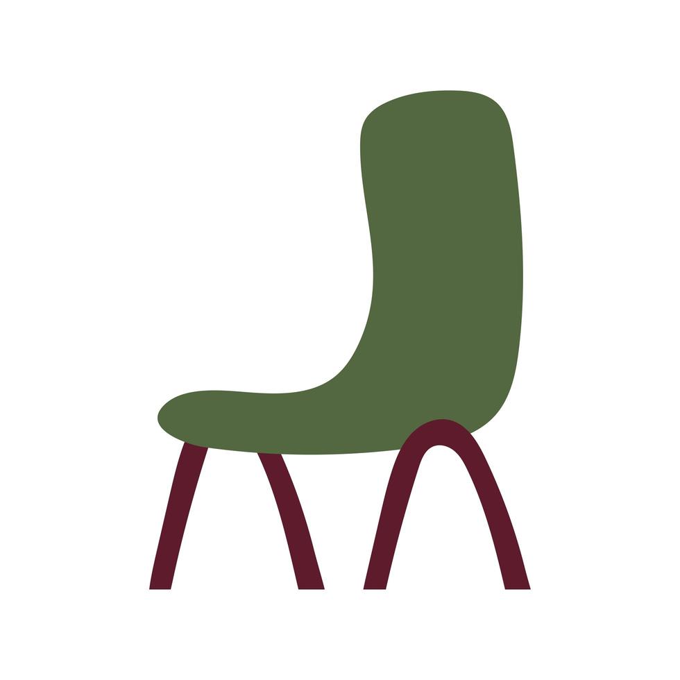 desenho de vetor de ícone de cadeira isolada