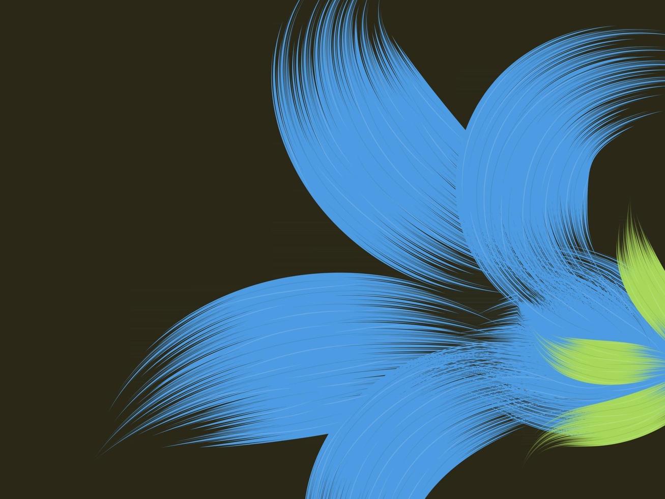 fundo floral azul vetor