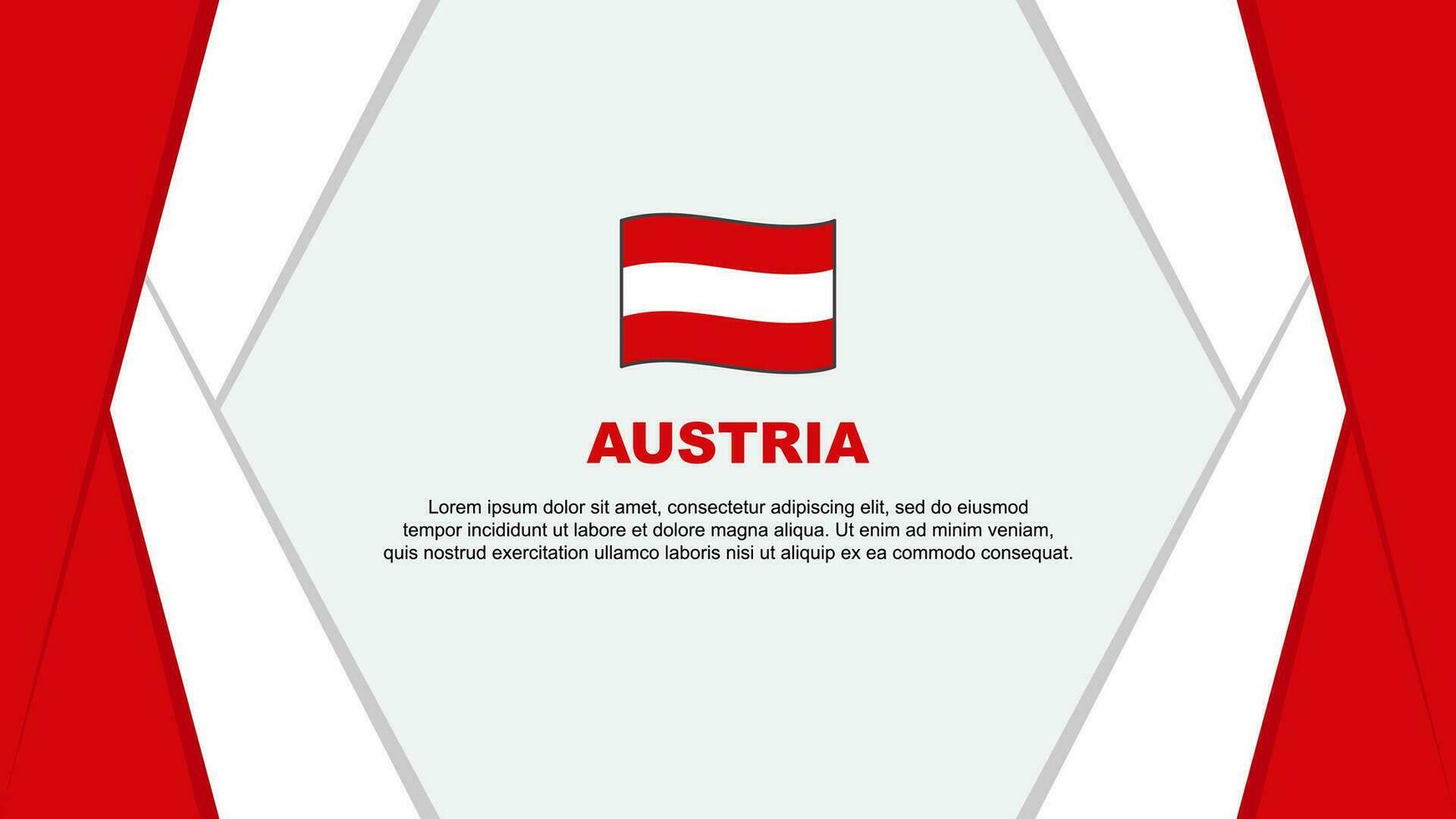 Áustria bandeira abstrato fundo Projeto modelo. Áustria independência dia bandeira desenho animado vetor ilustração. Áustria fundo