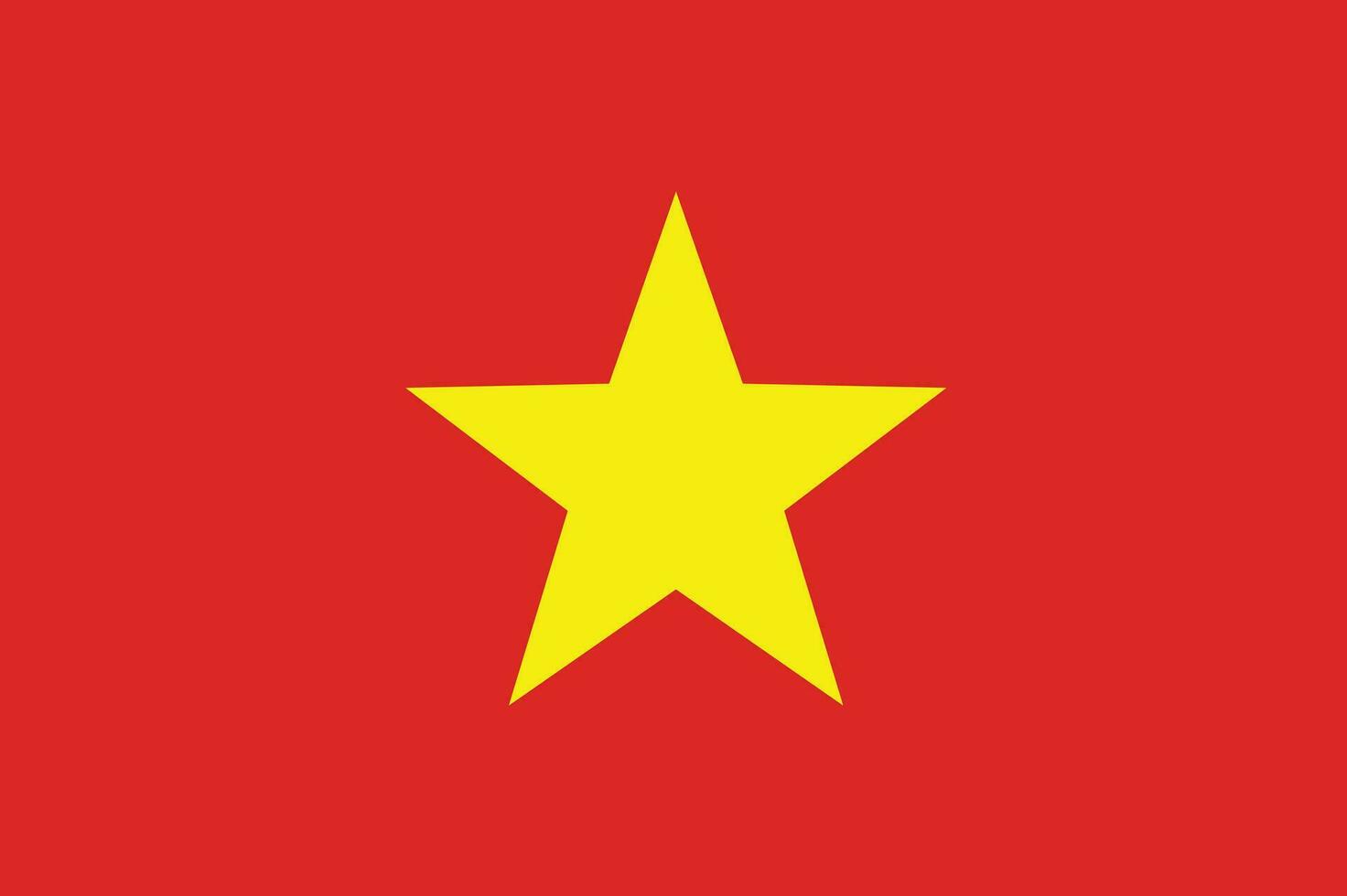 bandeira do a Vietnã símbolo, bandeira vetor ilustração.