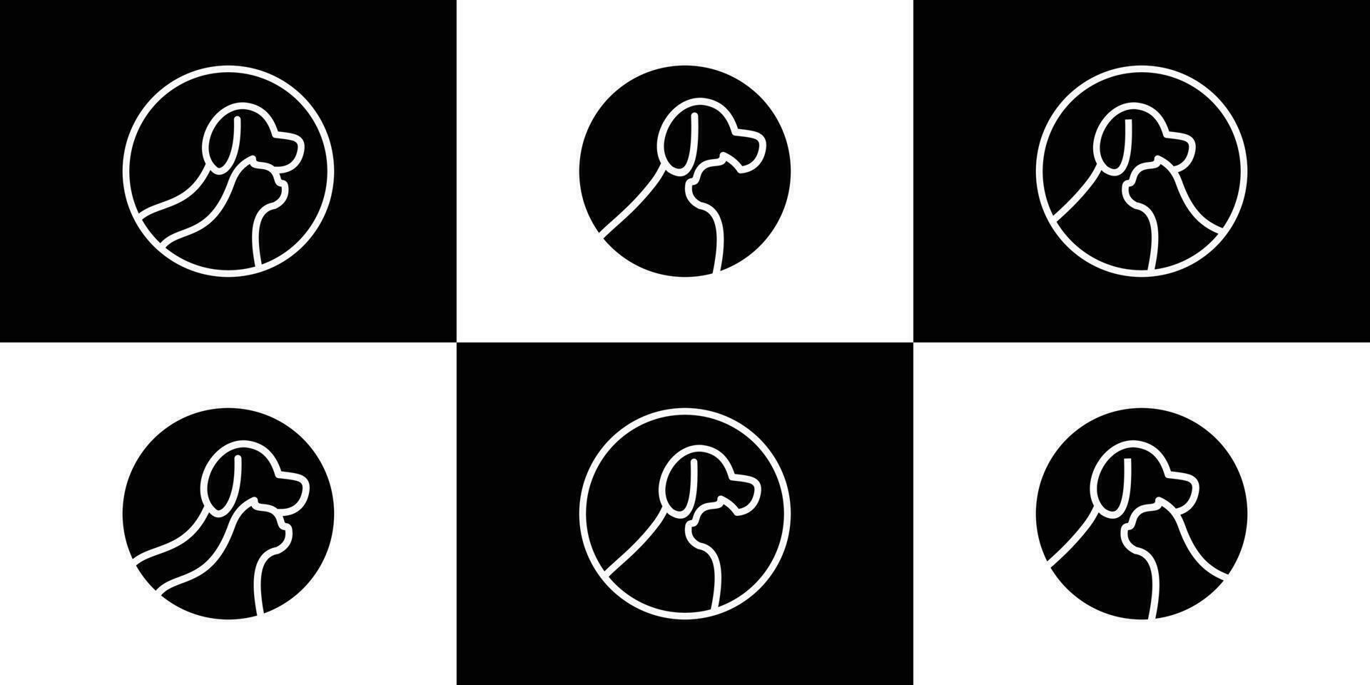 logotipo animal animal linha Projeto ícone vetor ilustração