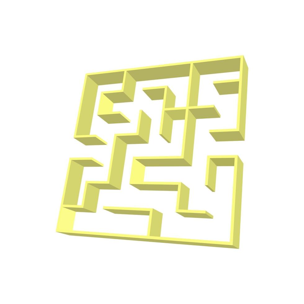 labirinto para crianças. quebra-cabeça para crianças. enigma do labirinto. vetor
