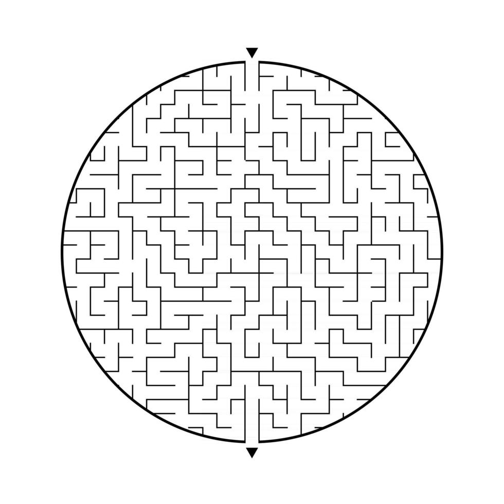 labirinto para crianças. quebra-cabeça para crianças. enigma do labirinto. vetor