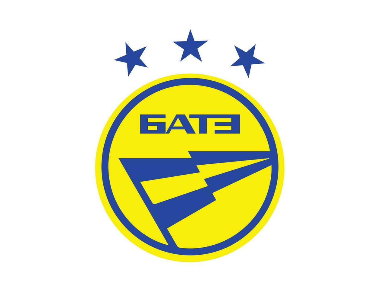 fk bater borisov clube logotipo símbolo bielorrússia liga futebol abstrato Projeto vetor ilustração