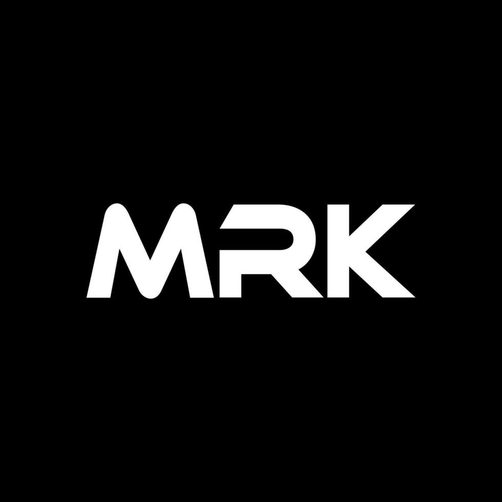 mrk carta logotipo projeto, inspiração para uma único identidade. moderno elegância e criativo Projeto. marca d'água seu sucesso com a impressionante isto logotipo. vetor