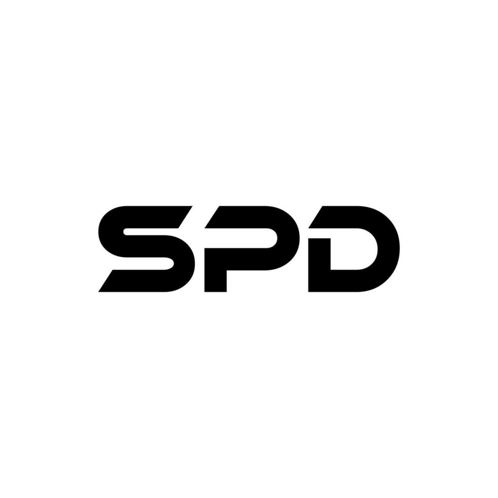 spd carta logotipo projeto, inspiração para uma único identidade. moderno elegância e criativo Projeto. marca d'água seu sucesso com a impressionante isto logotipo. vetor