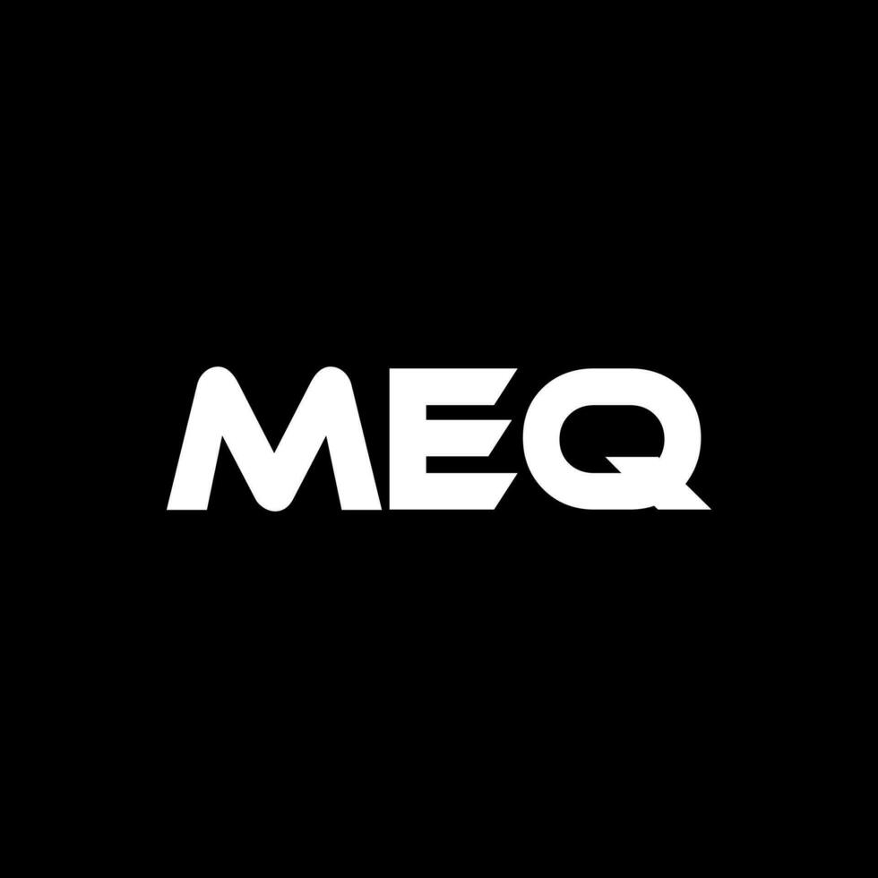 meq carta logotipo projeto, inspiração para uma único identidade. moderno elegância e criativo Projeto. marca d'água seu sucesso com a impressionante isto logotipo. vetor