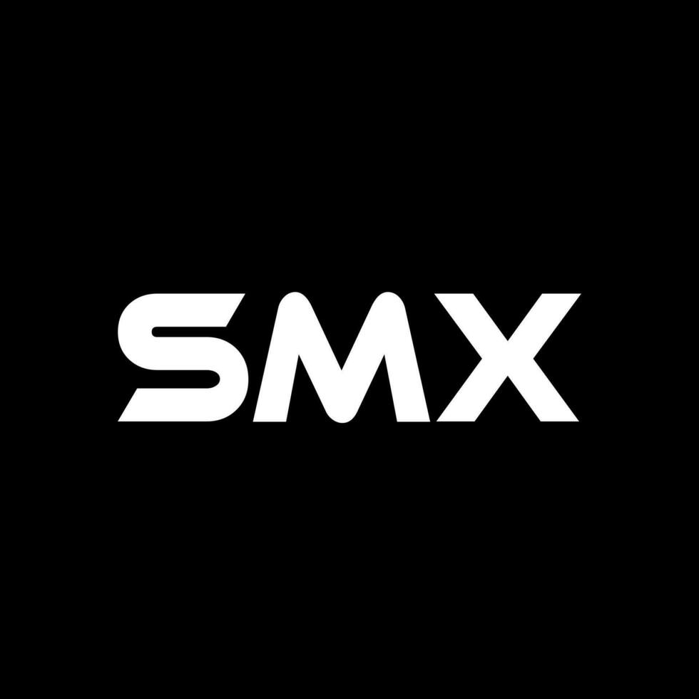 smx carta logotipo projeto, inspiração para uma único identidade. moderno elegância e criativo Projeto. marca d'água seu sucesso com a impressionante isto logotipo. vetor