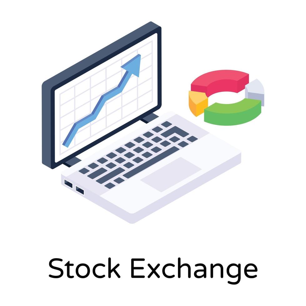 mercado de bolsa de valores de capital vetor