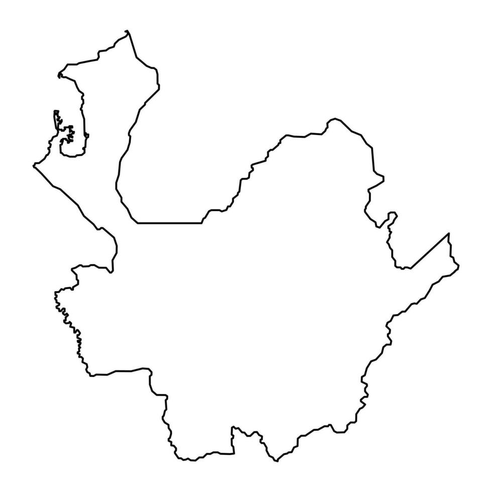 Antioquia departamento mapa, administrativo divisão do Colômbia. vetor