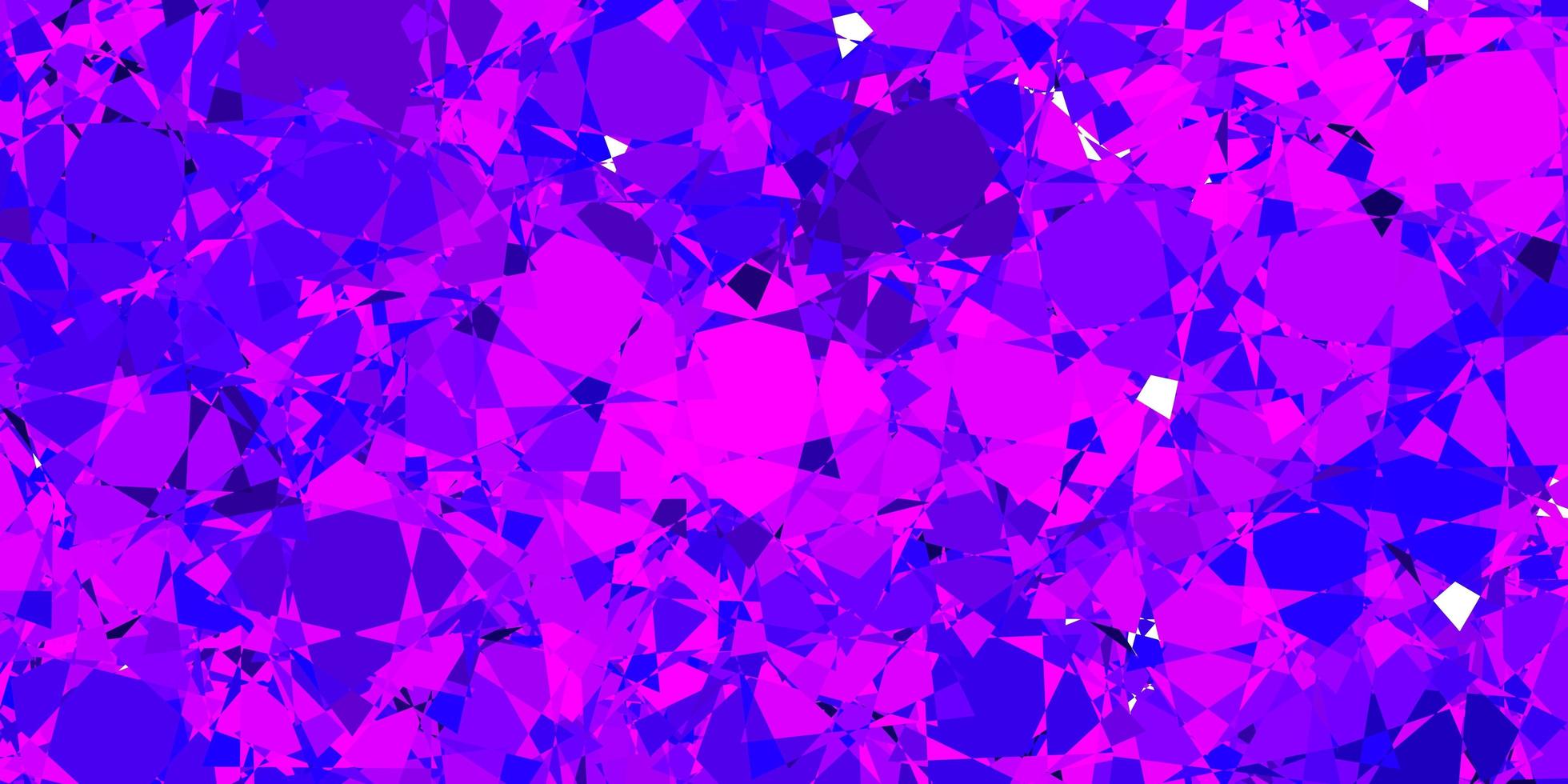 fundo vector rosa claro roxo com formas poligonais.