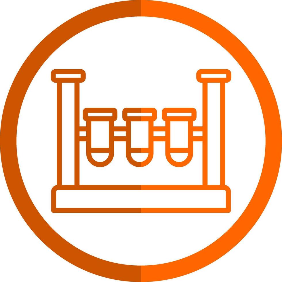 design de ícones vetoriais de tubos de ensaio vetor