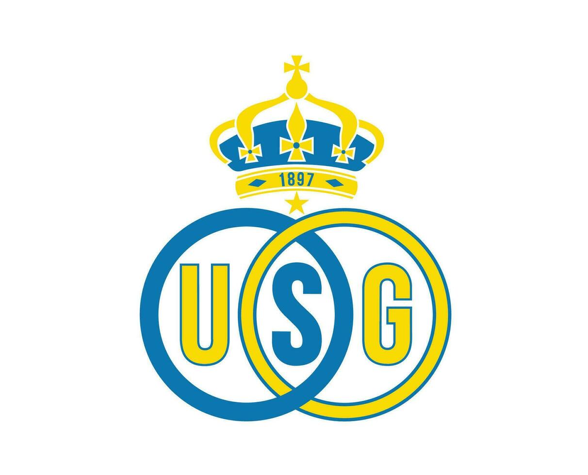 royale União santo guilhotina clube logotipo símbolo Bélgica liga futebol abstrato Projeto vetor ilustração