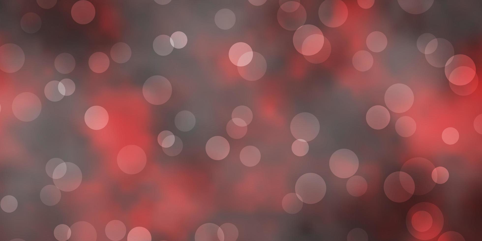 pano de fundo vector rosa e vermelho escuro com pontos.