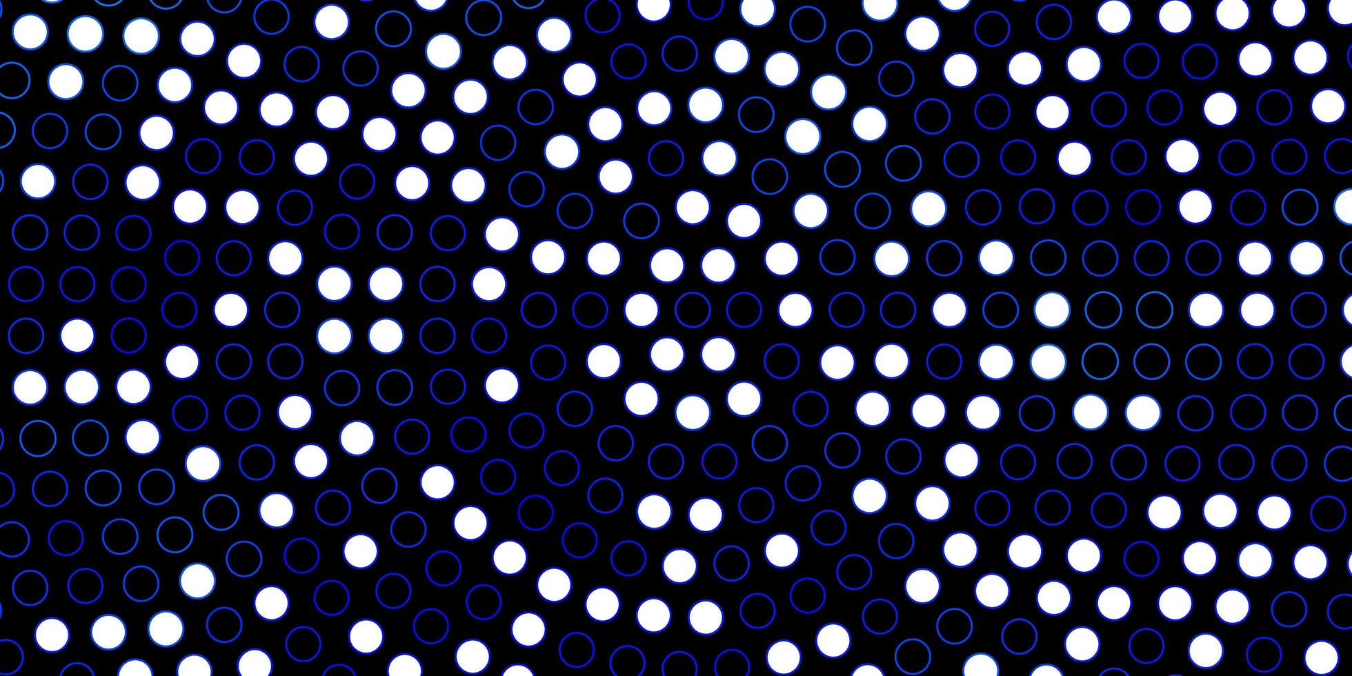 fundo vector azul escuro com círculos.