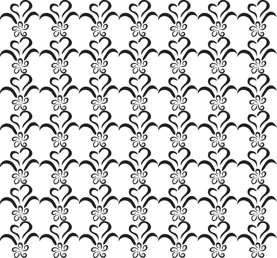 geométrico floral conjunto do desatado padrões. branco e Preto vetor fundos. simples ilustrações.