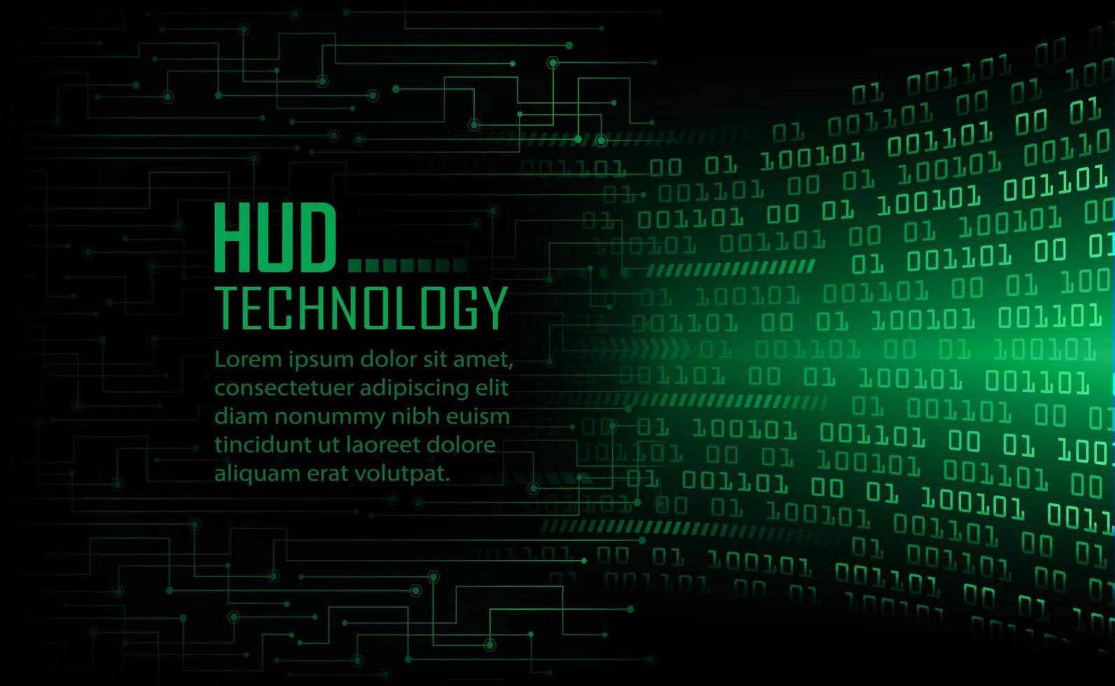 fundo de conceito de tecnologia futura de circuito cibernético vetor