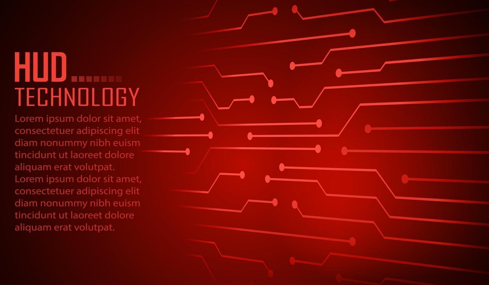 fundo de conceito de tecnologia futura de circuito cibernético vetor