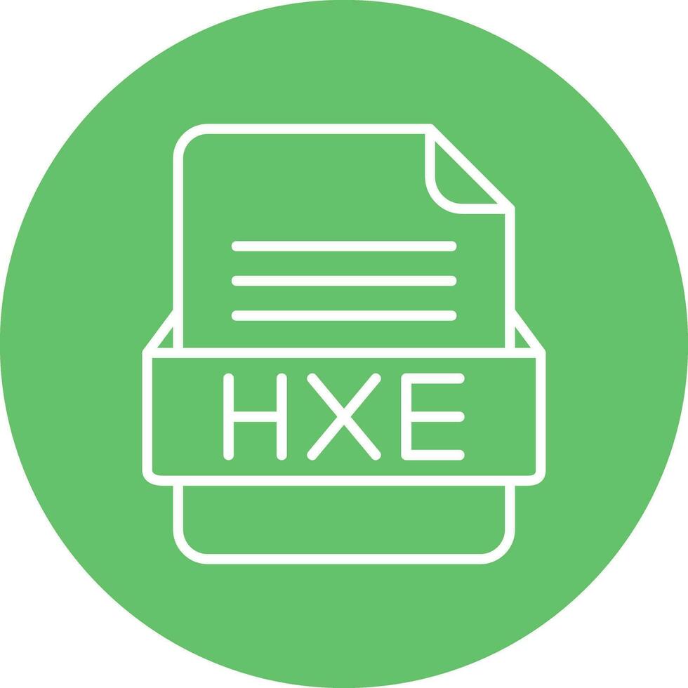 hex Arquivo formato vetor ícone