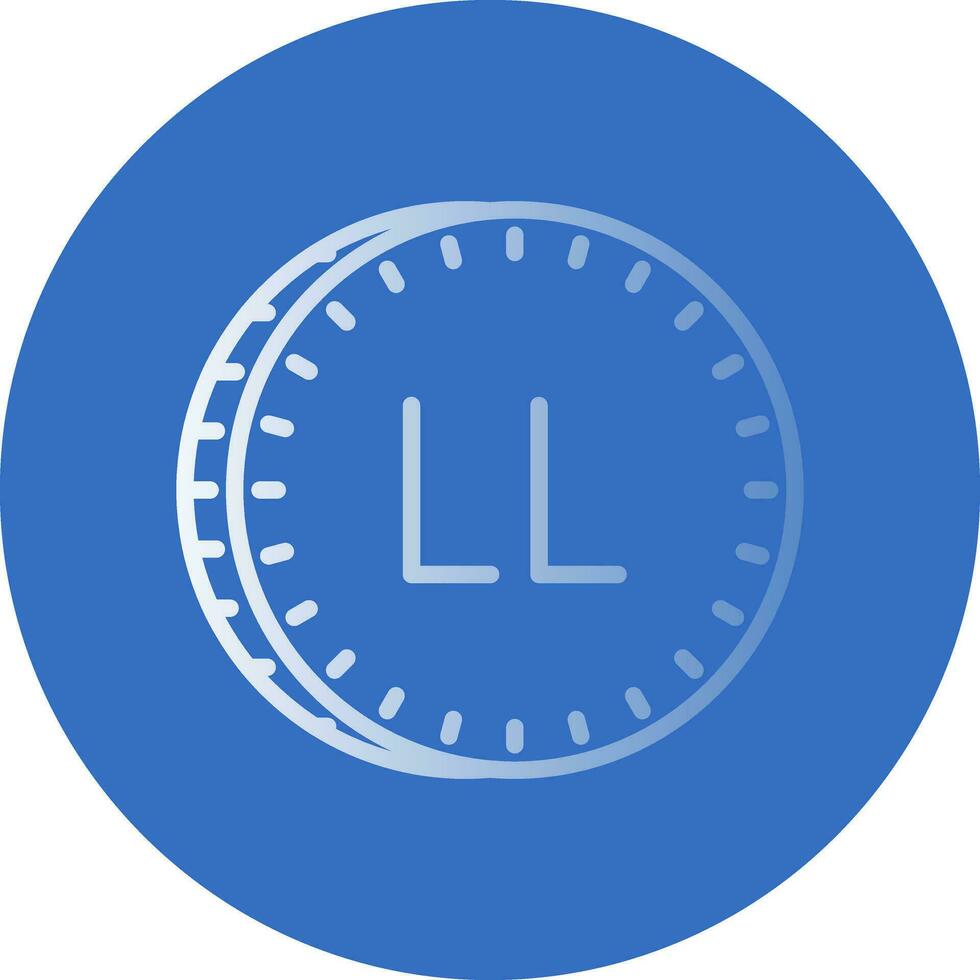 libanês libra vetor ícone Projeto