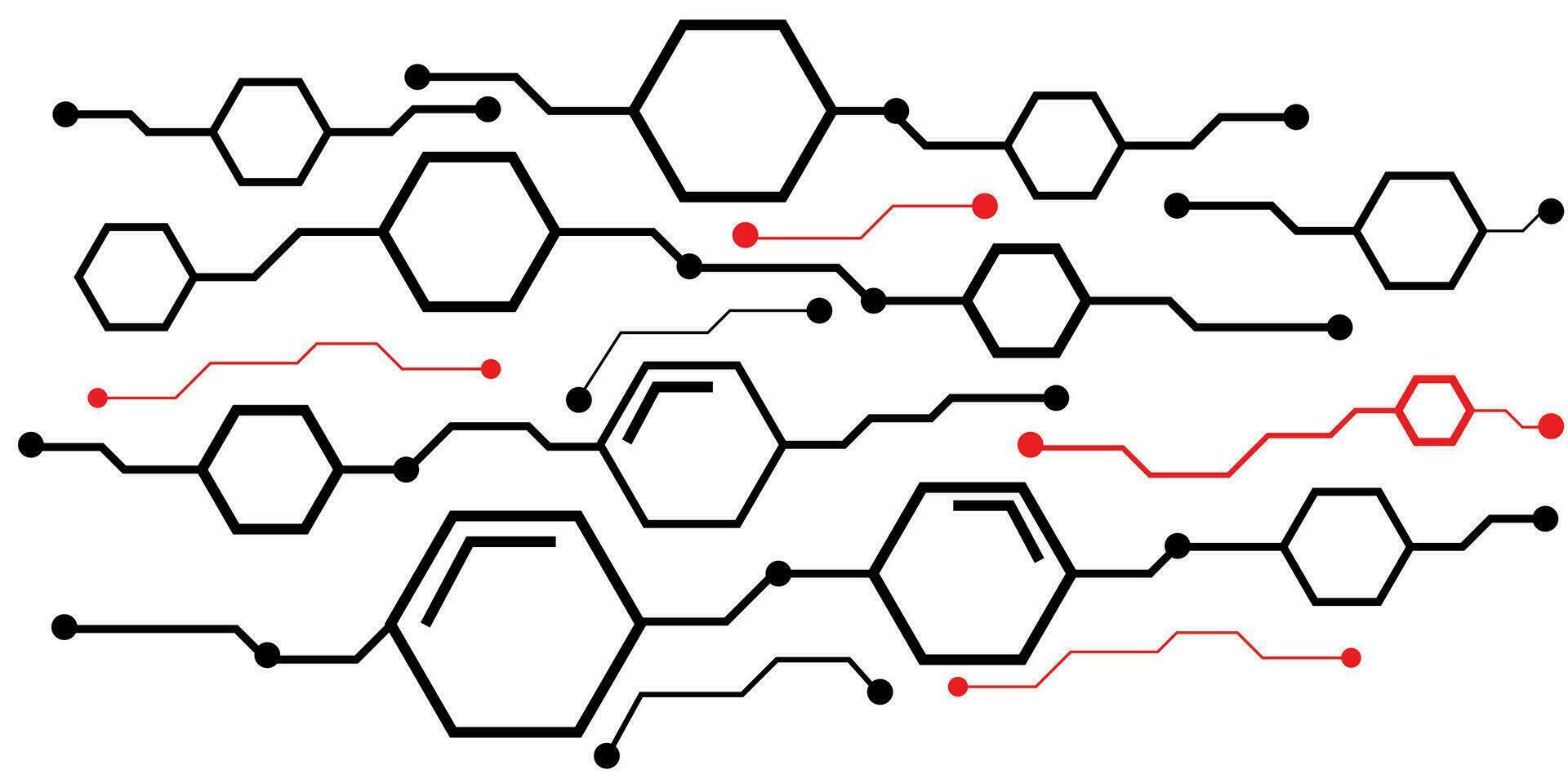 hexágono vetor para científico médico tecnologia fundo geométrico hexágono forma estilo saudável polígono conceito.célula e átomo molécula.eps10
