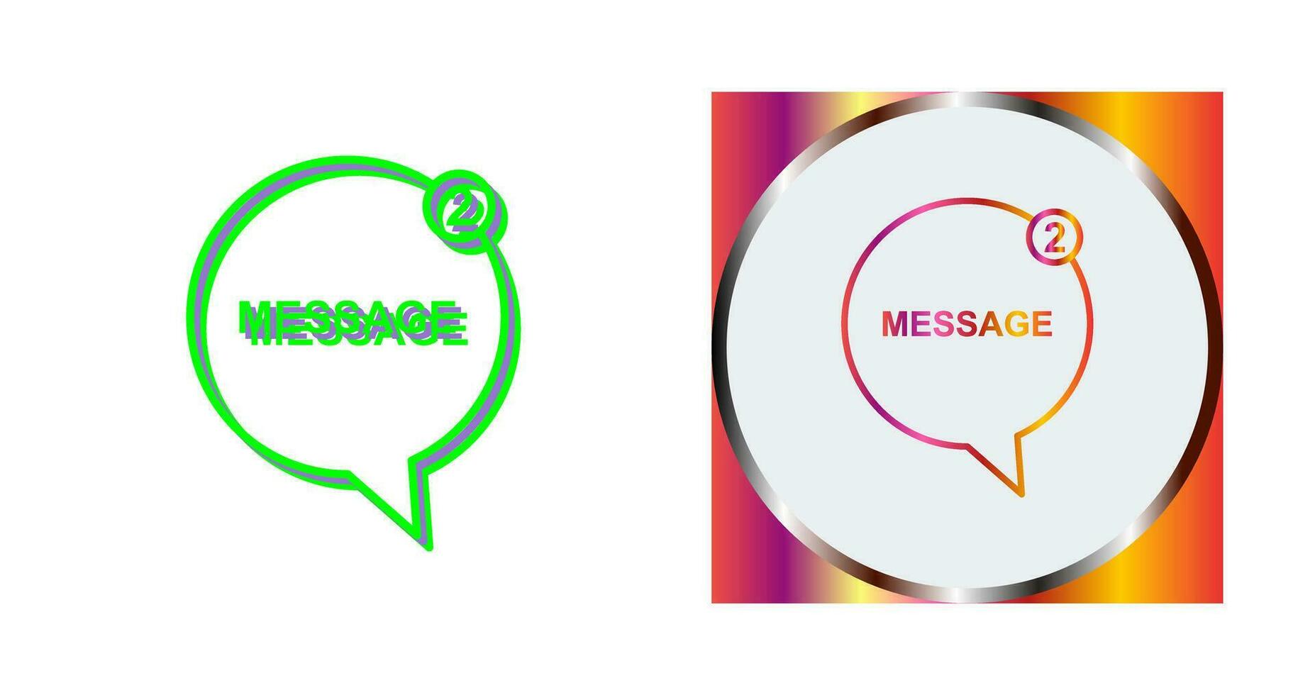 ícone de vetor de bolhas de mensagem
