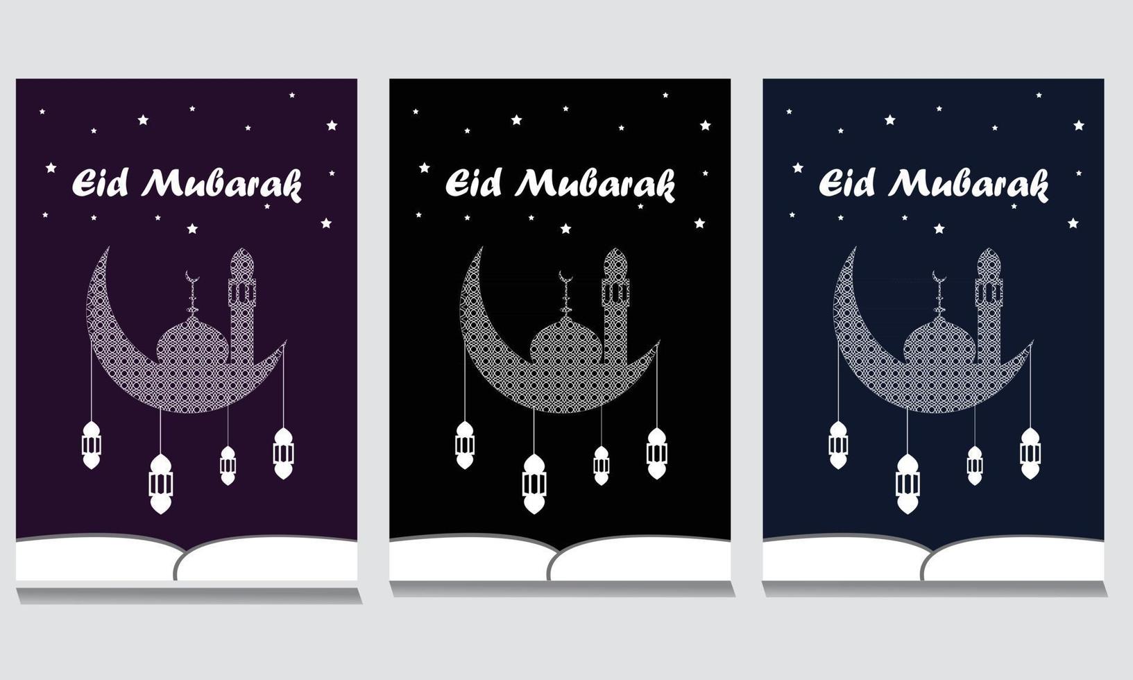 eid mubarak design grátis vetor