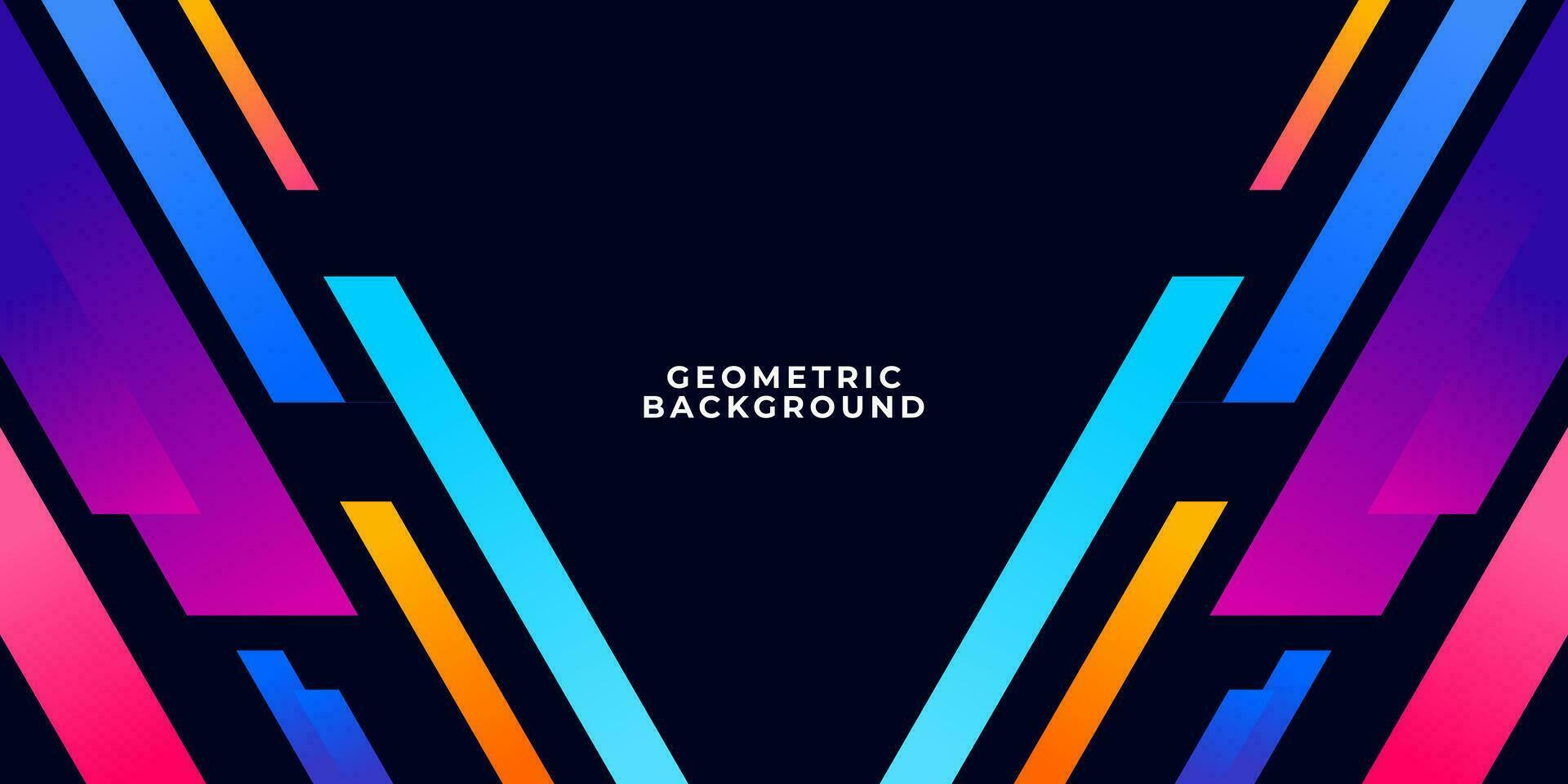 Prêmio colorida abstrato fundo com geométrico gradiente moderno formas vetor