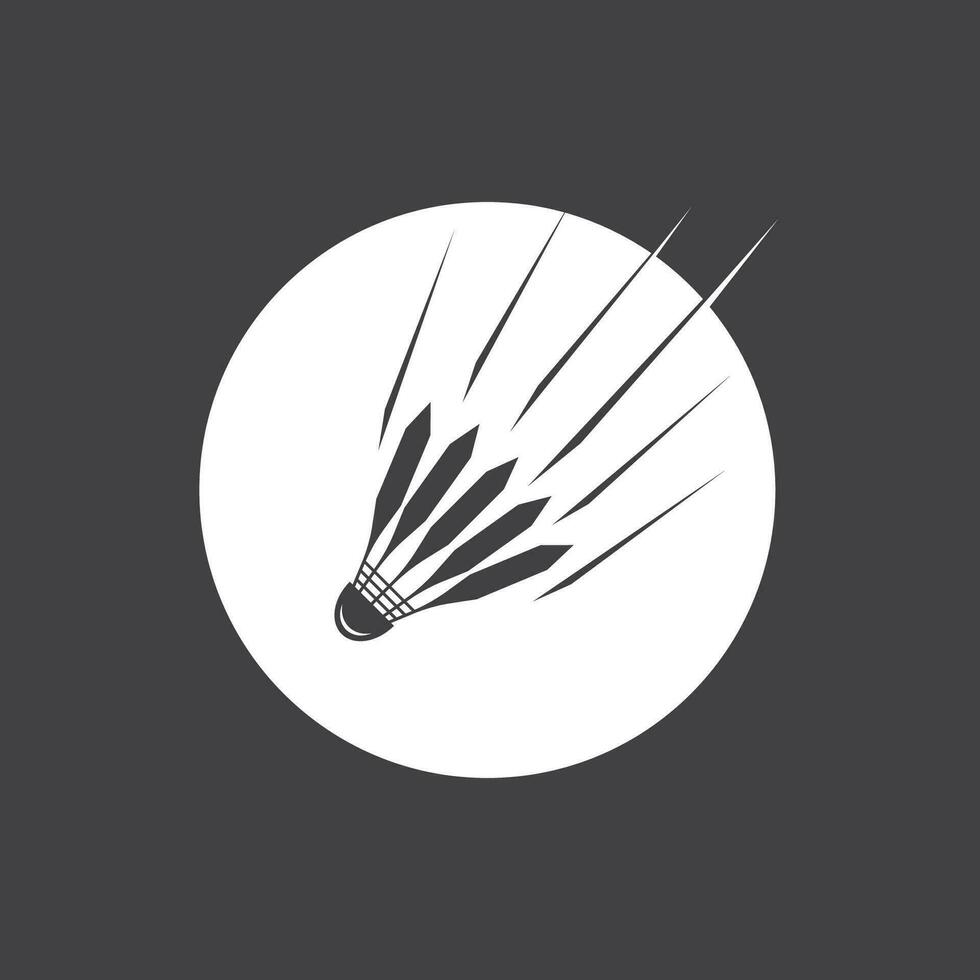 badminton esporte ícone e símbolo vetor modelo ilustração