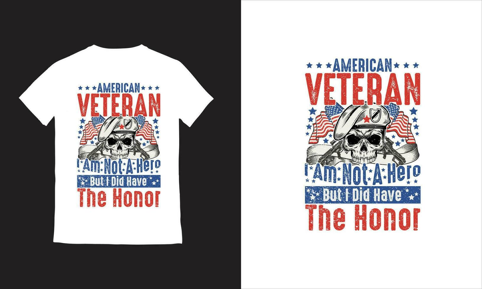 vintage veteranos dia camiseta Projeto vetor