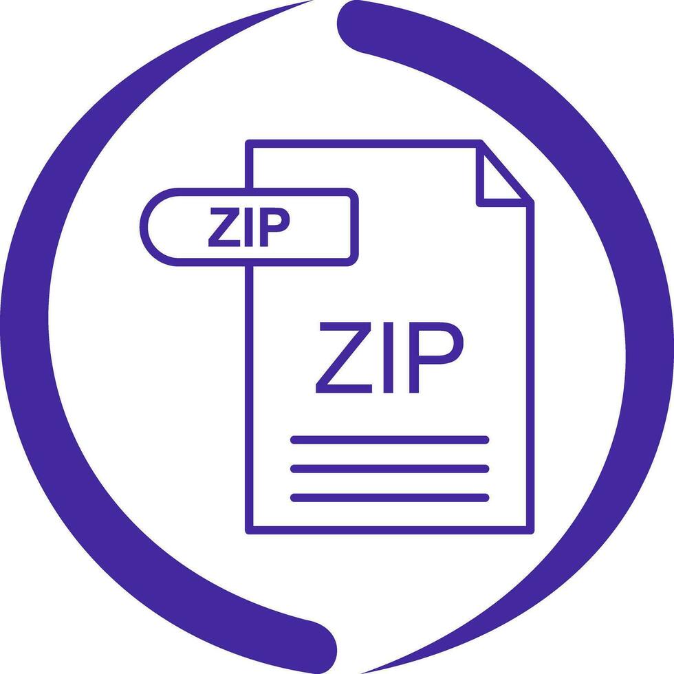 ícone de vetor zip