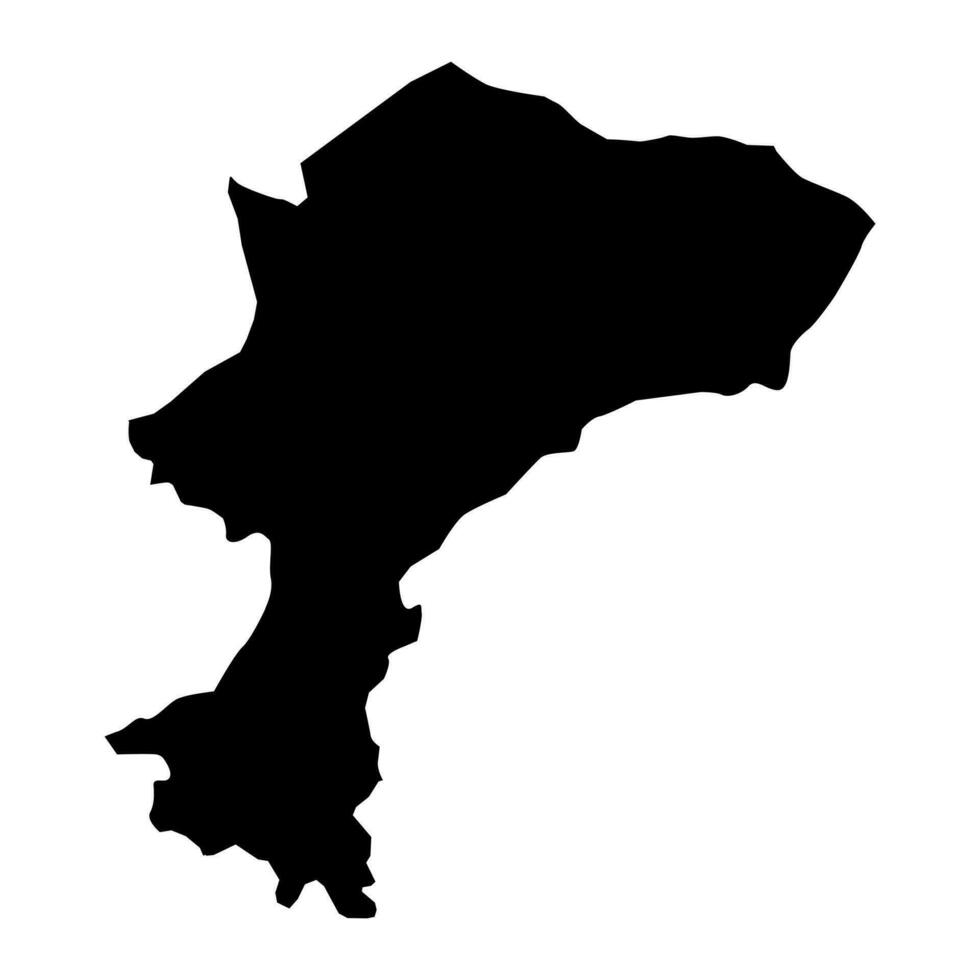 tovuz distrito mapa, administrativo divisão do Azerbaijão. vetor