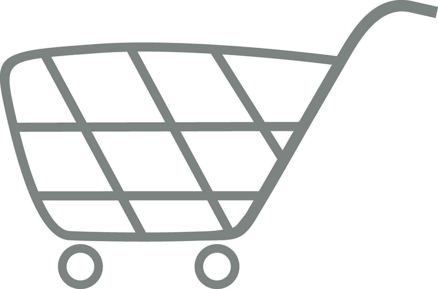 ilustração em vetor ícone carrinho de compras