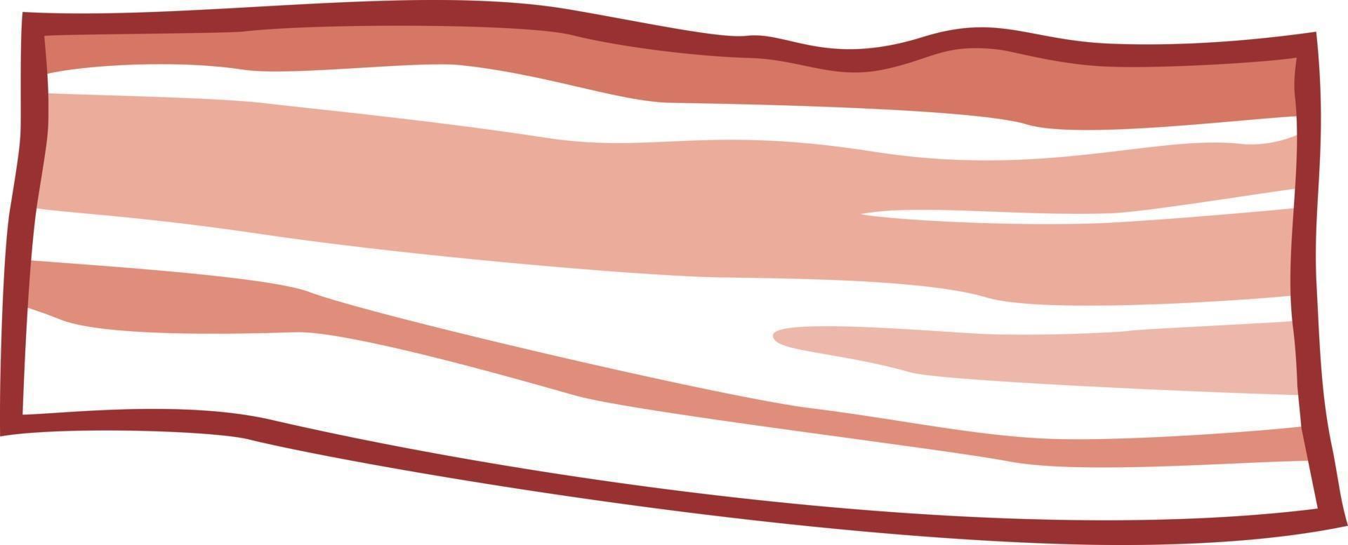 fatia de bacon vetor