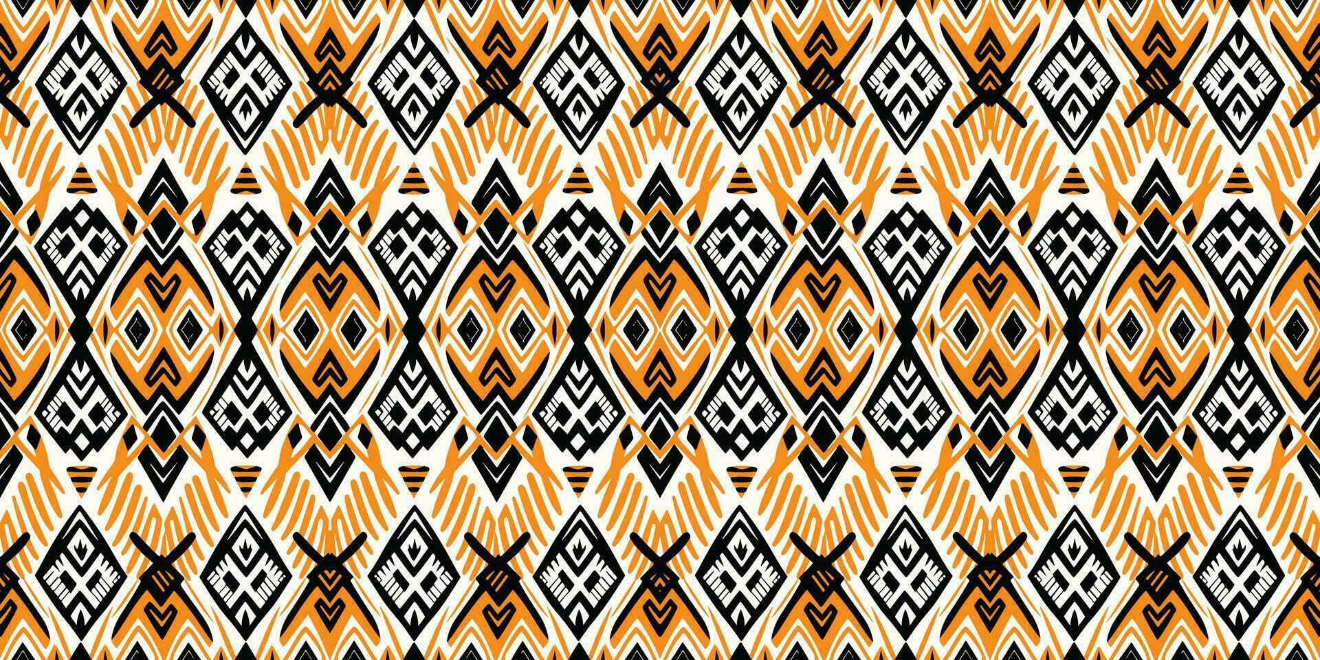 desatado batik padrão, sem costura tribal batik padrão, e desatado colorida padronizar assemelhar-se étnico boho, asteca e ikat estilos.projetados para usar dentro papel de parede,tecido,cortina,tapete,batik bordado vetor