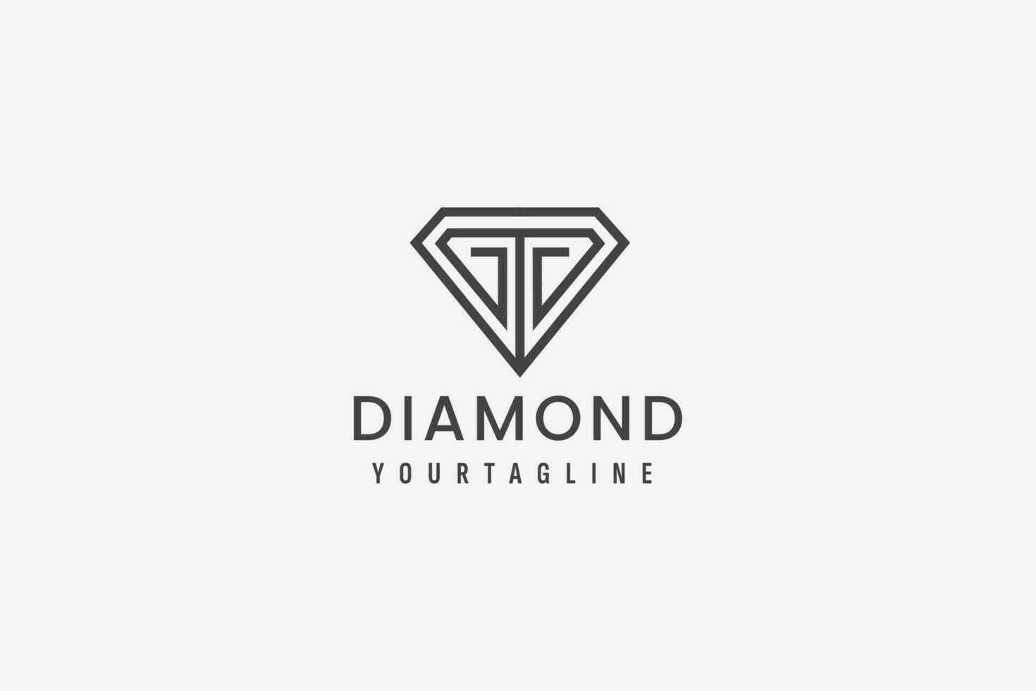 diamante logotipo vetor ícone ilustração