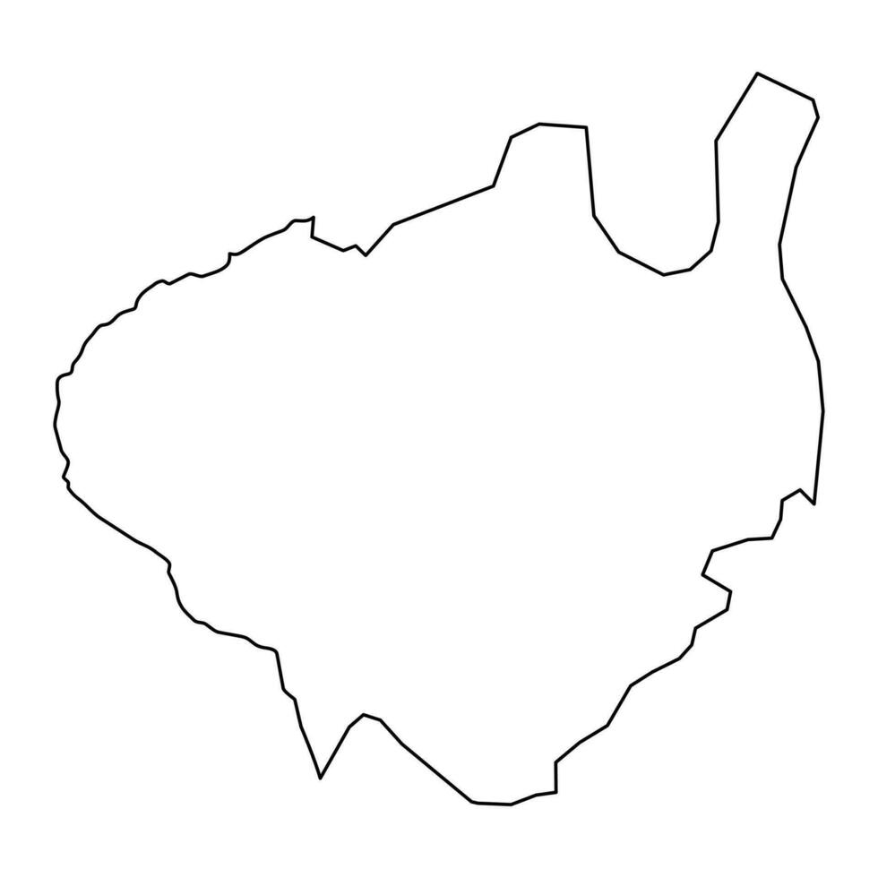 jalilabad distrito mapa, administrativo divisão do Azerbaijão. vetor