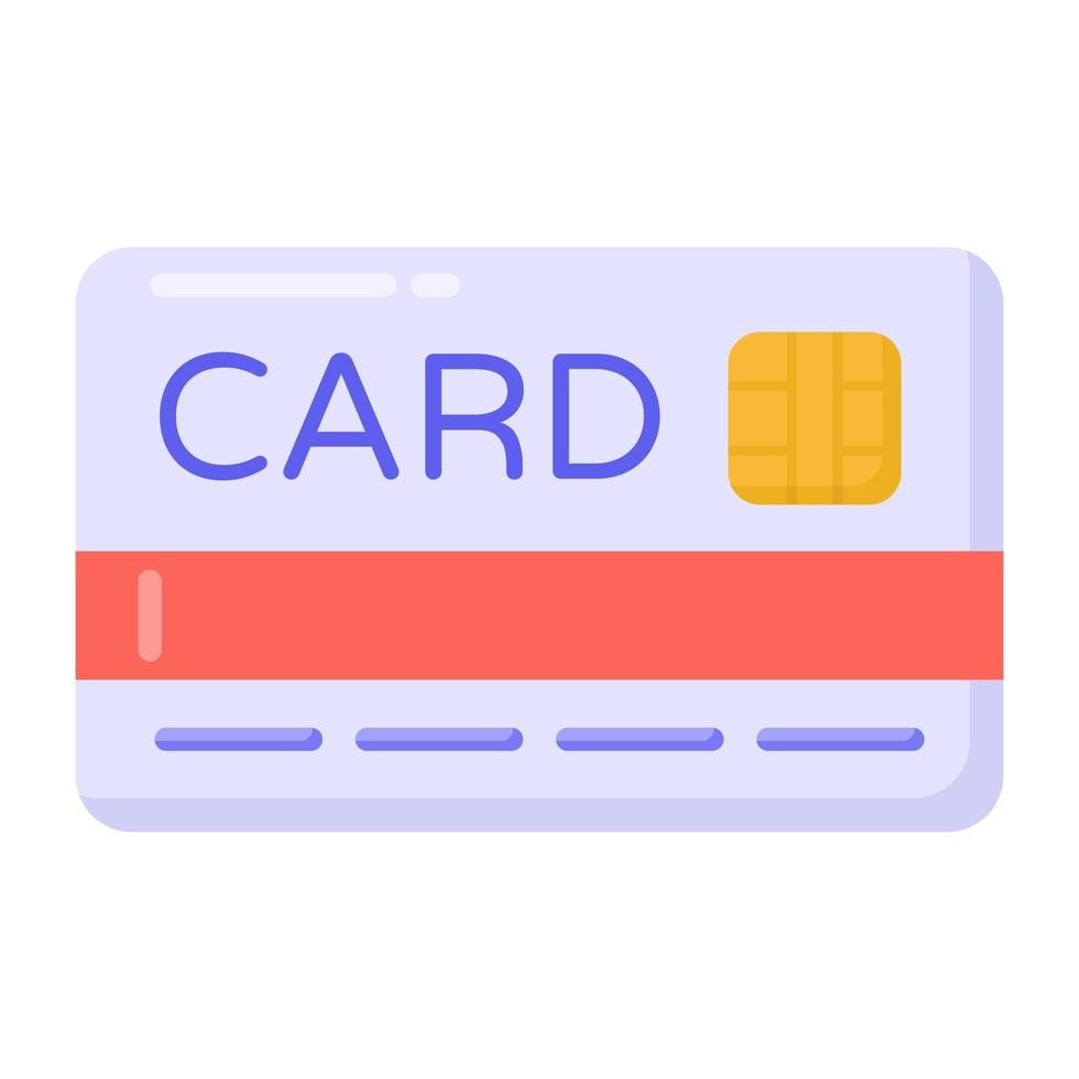 banco e cartão de crédito vetor