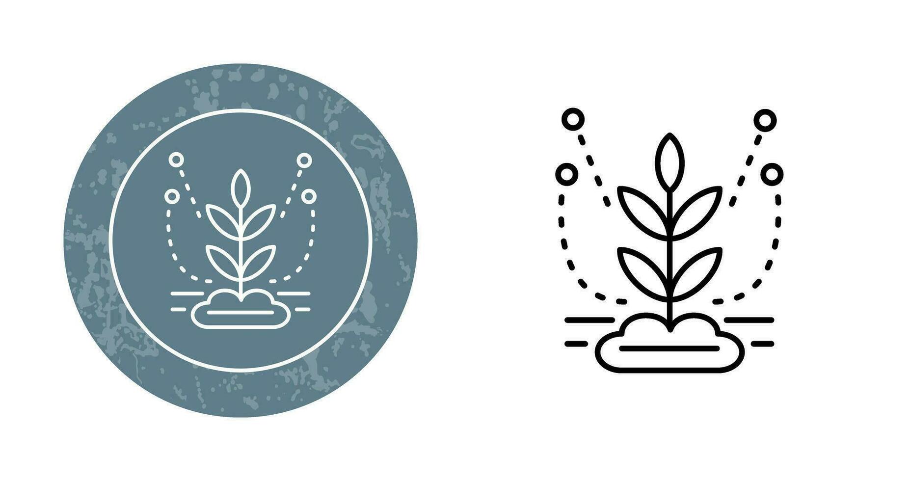 ícone do vetor do sistema de irrigação