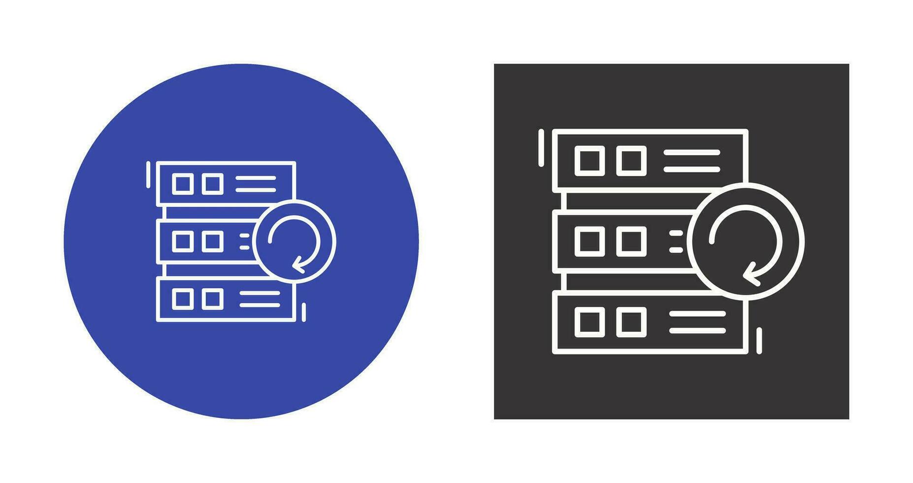 ícone de vetor de backup