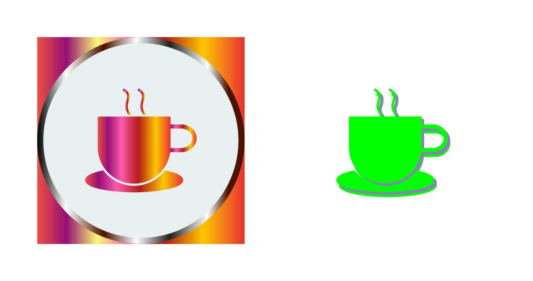 ícone de vetor de café quente exclusivo