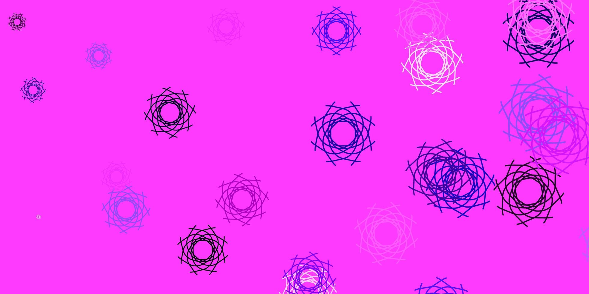 padrão de vetor rosa claro roxo com formas abstratas.