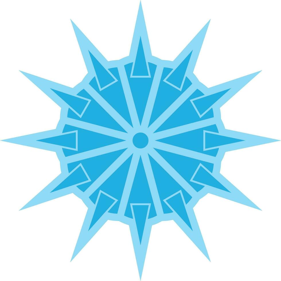 floco de neve ícone editável vetor em branco fundo