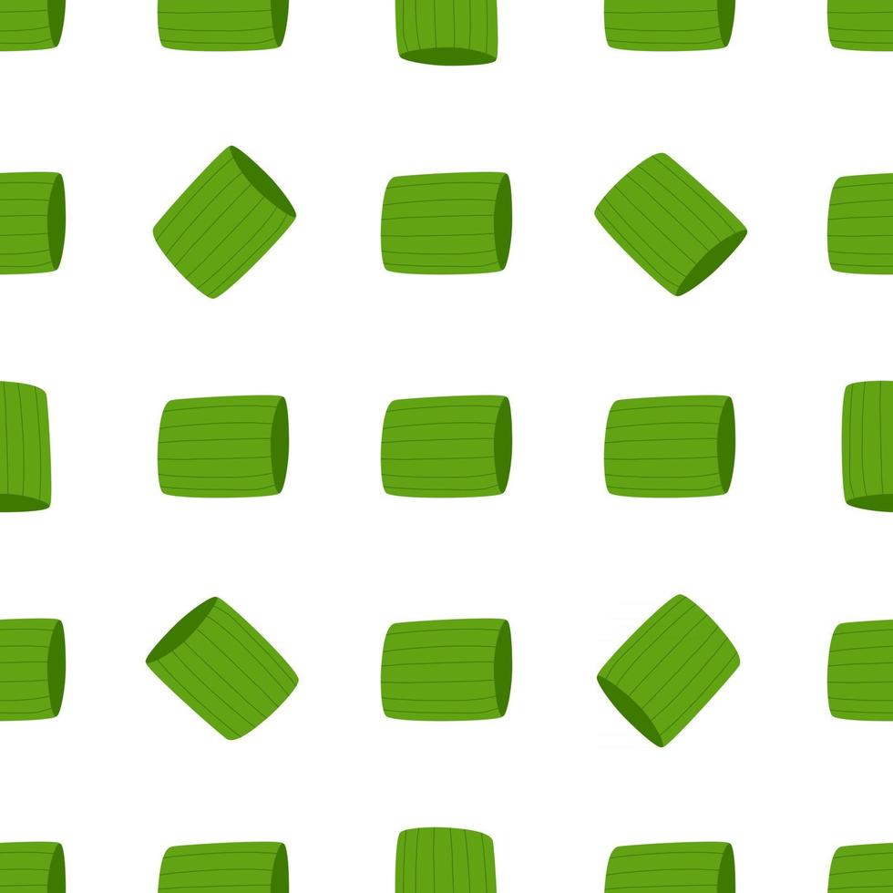 ilustração sobre o tema da cebola verde de padrão brilhante vetor