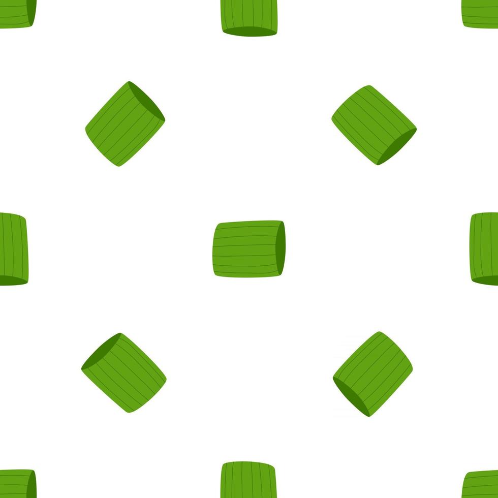 ilustração sobre o tema da cebola verde de padrão brilhante vetor