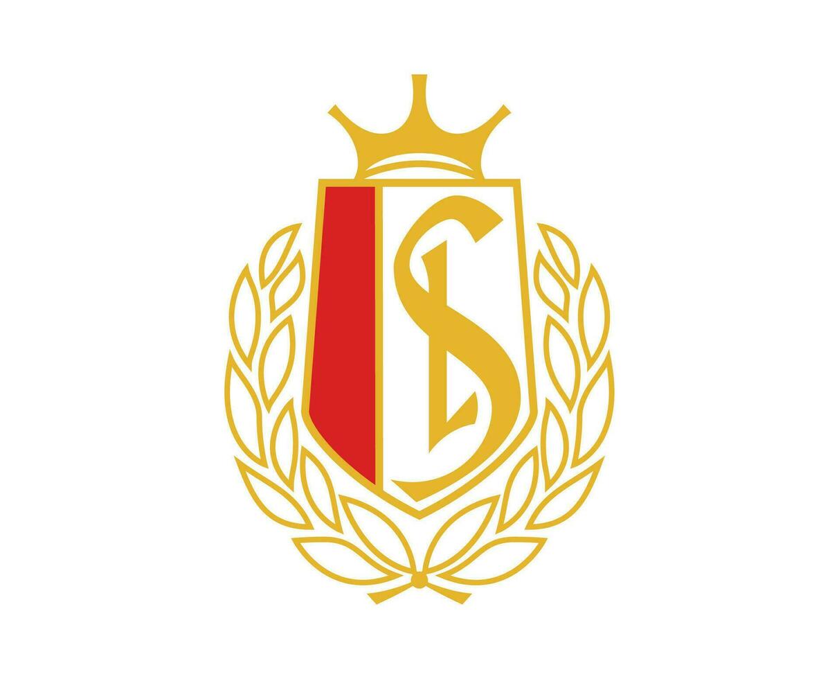 padrão de suserano clube símbolo logotipo Bélgica liga futebol abstrato Projeto vetor ilustração