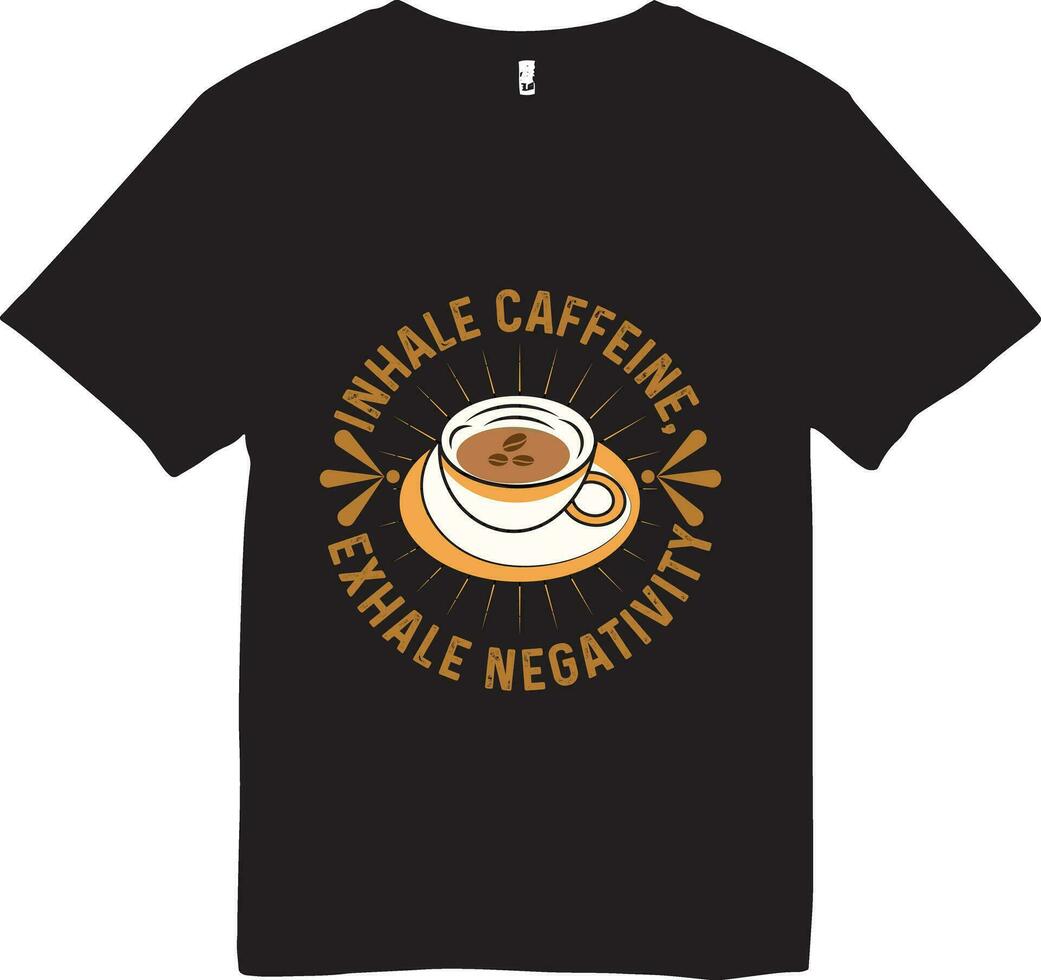 elevar seu manhãs com nosso café tipografia camiseta. trabalhada para café amantes, isto macio, à moda tee vangloria-se uma impressionante Projeto este captura a essência do seu diariamente cerveja. vetor